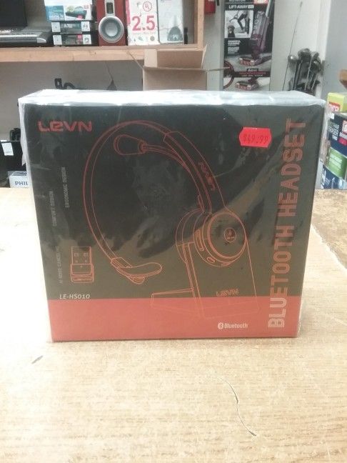 *BRAND NEW* LEVN LE-HS010 Bluetooth Wireless Headset with Microphone