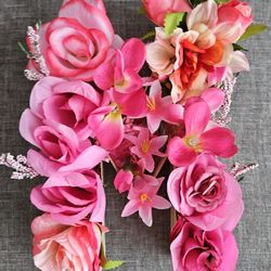 Letter M eternal flower arrangement 