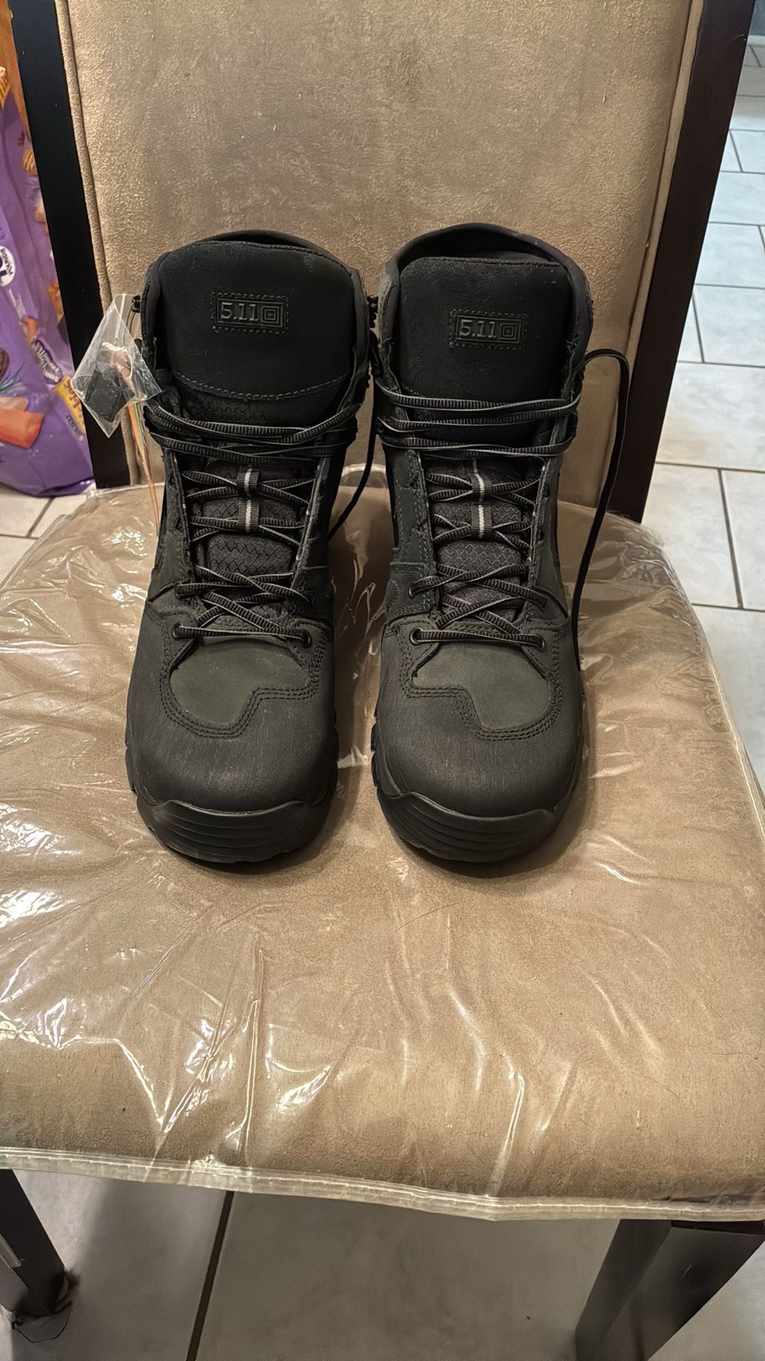 5.11 Tactical Black Boots, XPRT 2.0 Urban Boot, with Reinforced Toe
