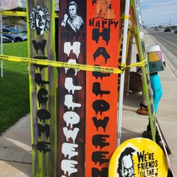 Hand Made Seasonal Signs And LEG Lamps  And Crafts 