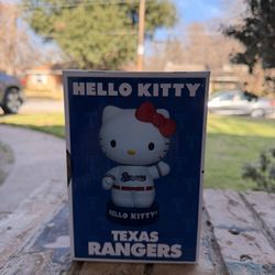 Hello Kitty Texas Rangers Bobble head 