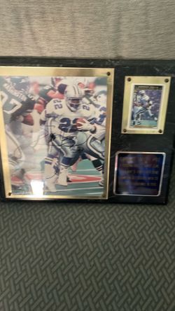 Autograph plaque