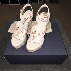 LV Starboard Wedge Sandals