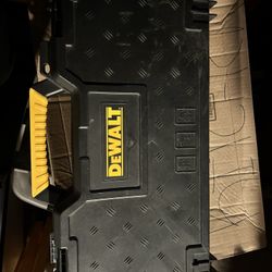 Dewalt DWST24070 Removable  Power Tool Case Yellow Black Metal Carry Handle