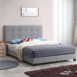 Brand New In box Gray Color King Size Bed Frame Special