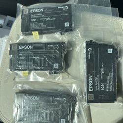 4 Epson Ink Cartridges