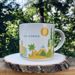 Starbucks California Coffee Mug You Are Here Travel Cup