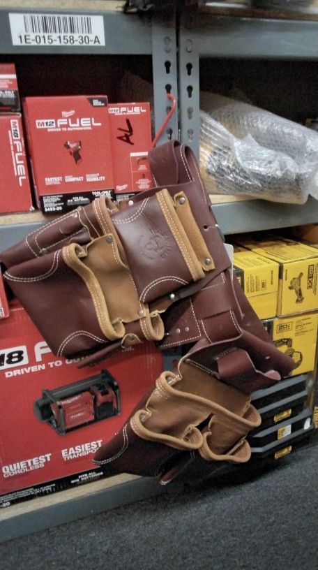 WAX WING ONE PIECE TOOL BELT SYSTEM 💯 %BUFFALO LEATHER