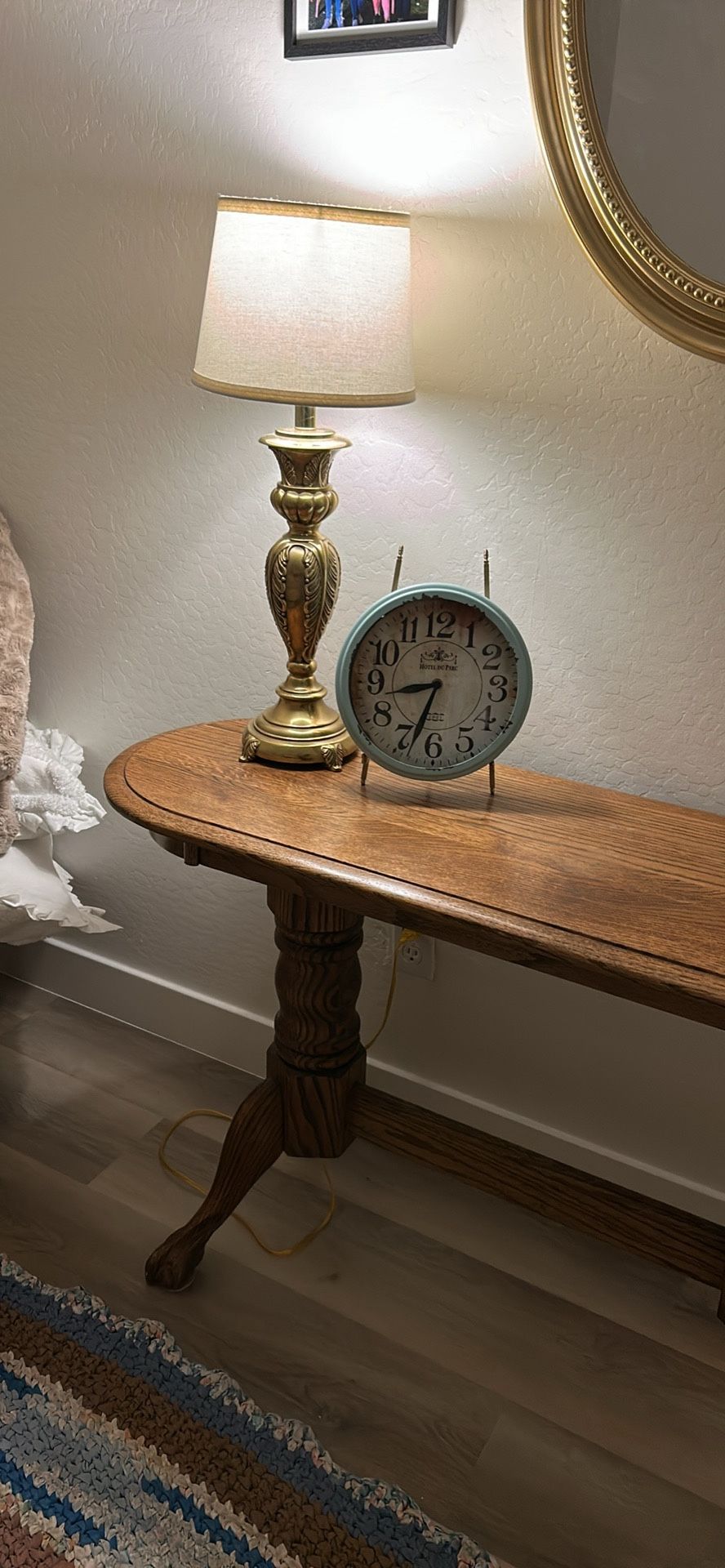 Solid Oak Sofa Table