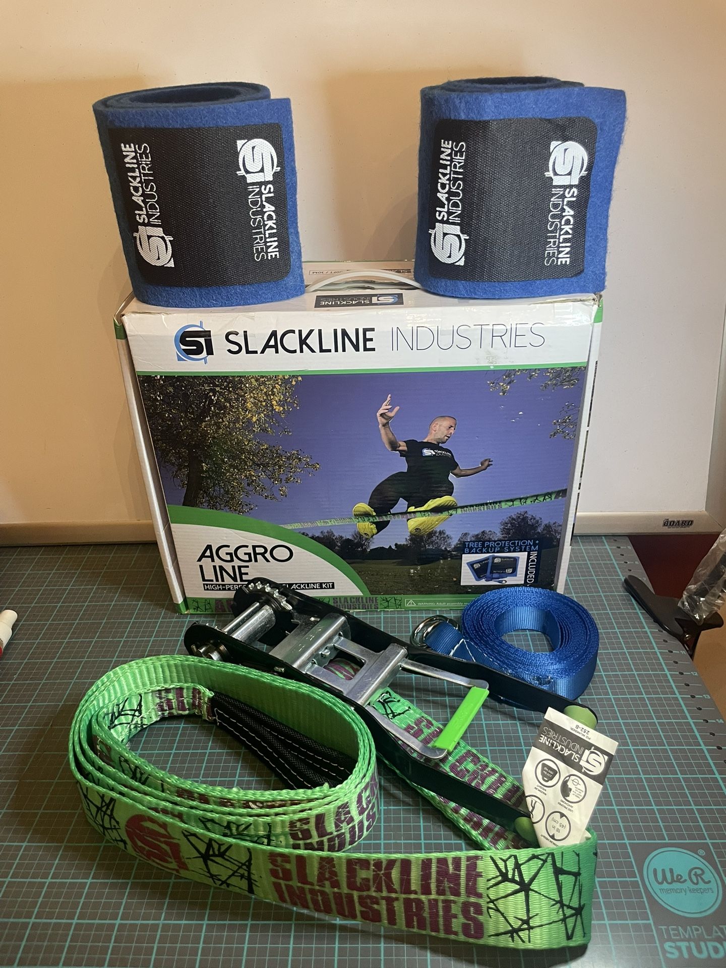 Slack Line Industries Aggro Line High-Performance Slackline Kit Incomplete