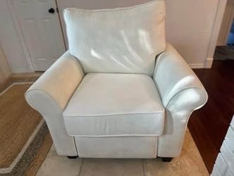 Like new Pottery Barn comfort roll arm recliner original price $1399