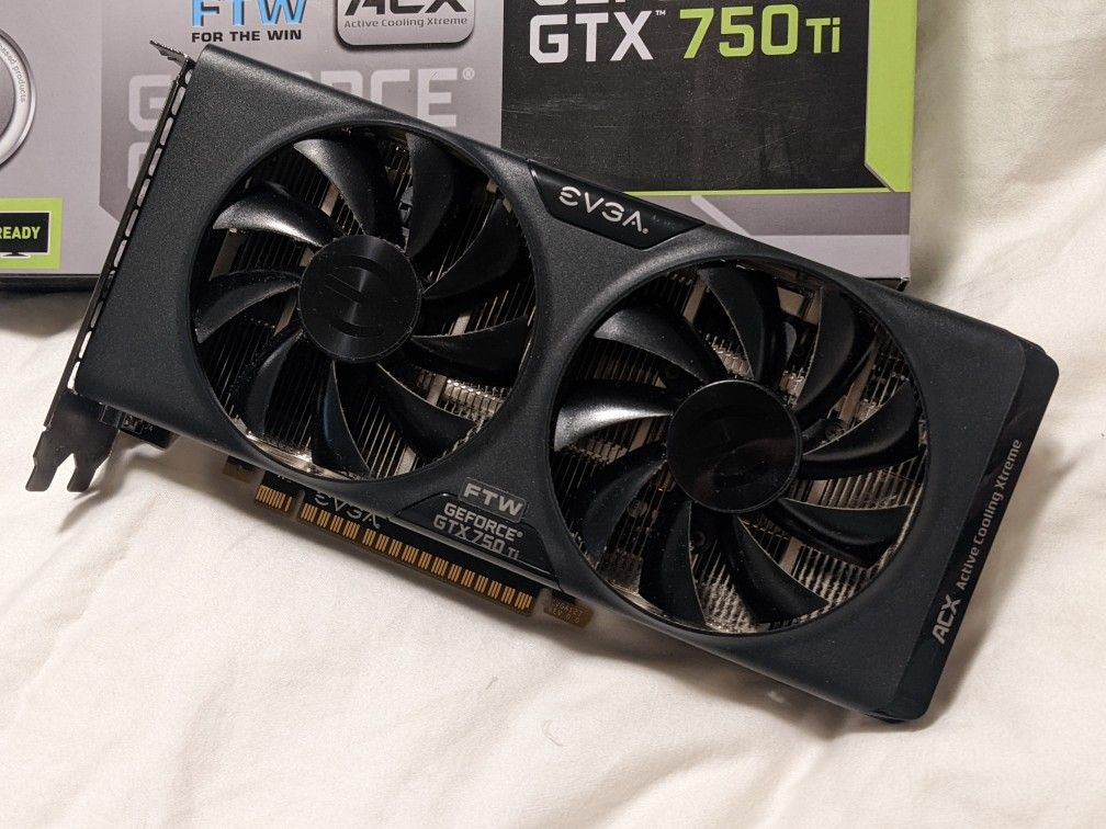 EVGA GeForce GTX 750 Ti FTW 2GB GDDR5 Graphic Card (02GP43757KR)
