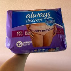 Always Discreet Diaper 