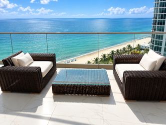 Restoration Hardware Provence Outdoor 3-Piece Lounge Set