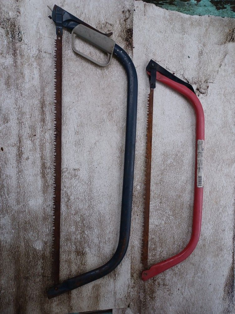 2 PAUL BUNYAN LUMBERJACK SAWZE $10 each or TRADE for a GOOD WORKING VCR with a GOOD WORKING REMOTE CONTROL!