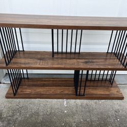 Modern Two Tier Book Shelf/ TV Stand 