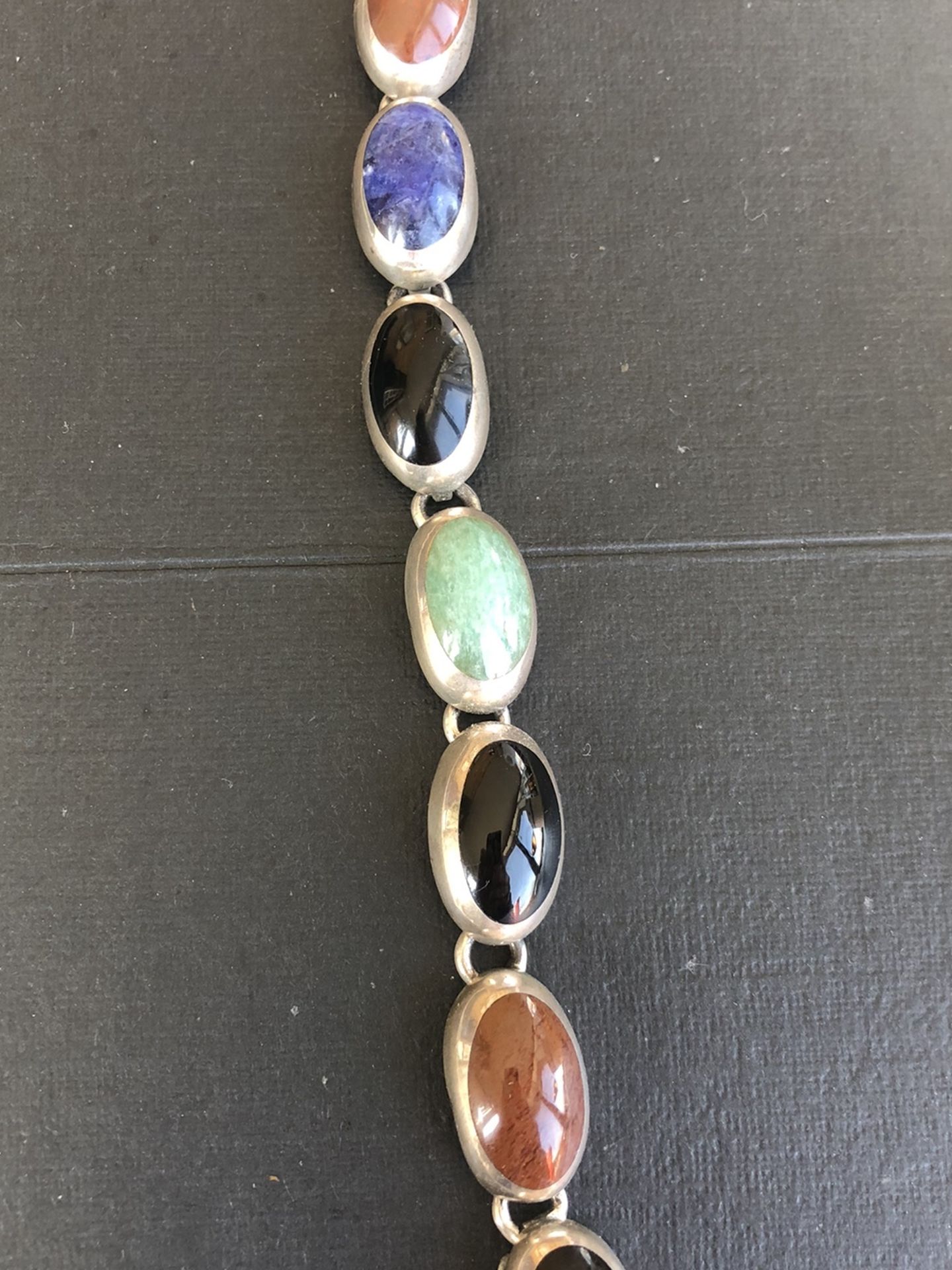 Real Sterling /gemstone Bracelet