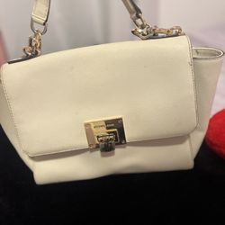 White Michael Kors Purse 