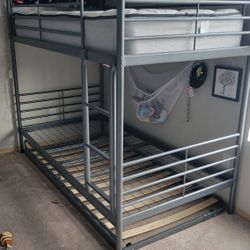 Bunk Bed With Mattress And Trundle