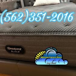 Queen Beautyrest Black Top Mattress 13”- Colchon Negro 