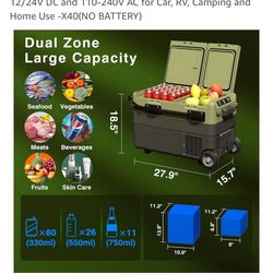 12V Portable Refrigerator/ Freezer Cooler