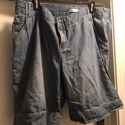 Womens Lee Brand Jean Shorts Sz 20 