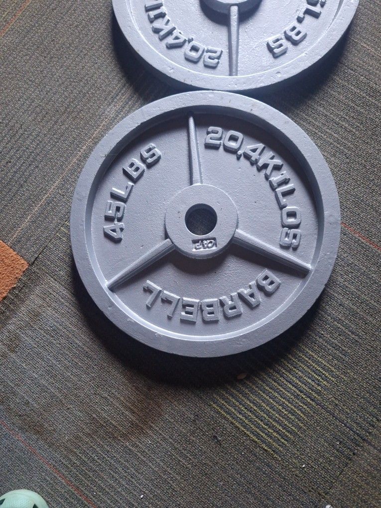 Olympic plate barbell