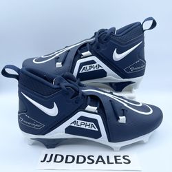 Nike Alpha Menace Pro 3 Football Cleats Navy/White CT6649-400 Men's Sizes