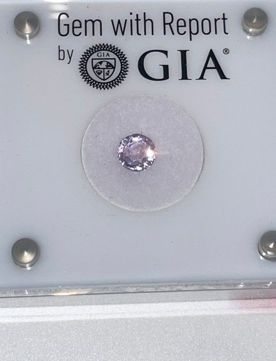 GIA Certified 1.11Ct Sri Lankan Natural & Untreated Pink-Purple Sapphire