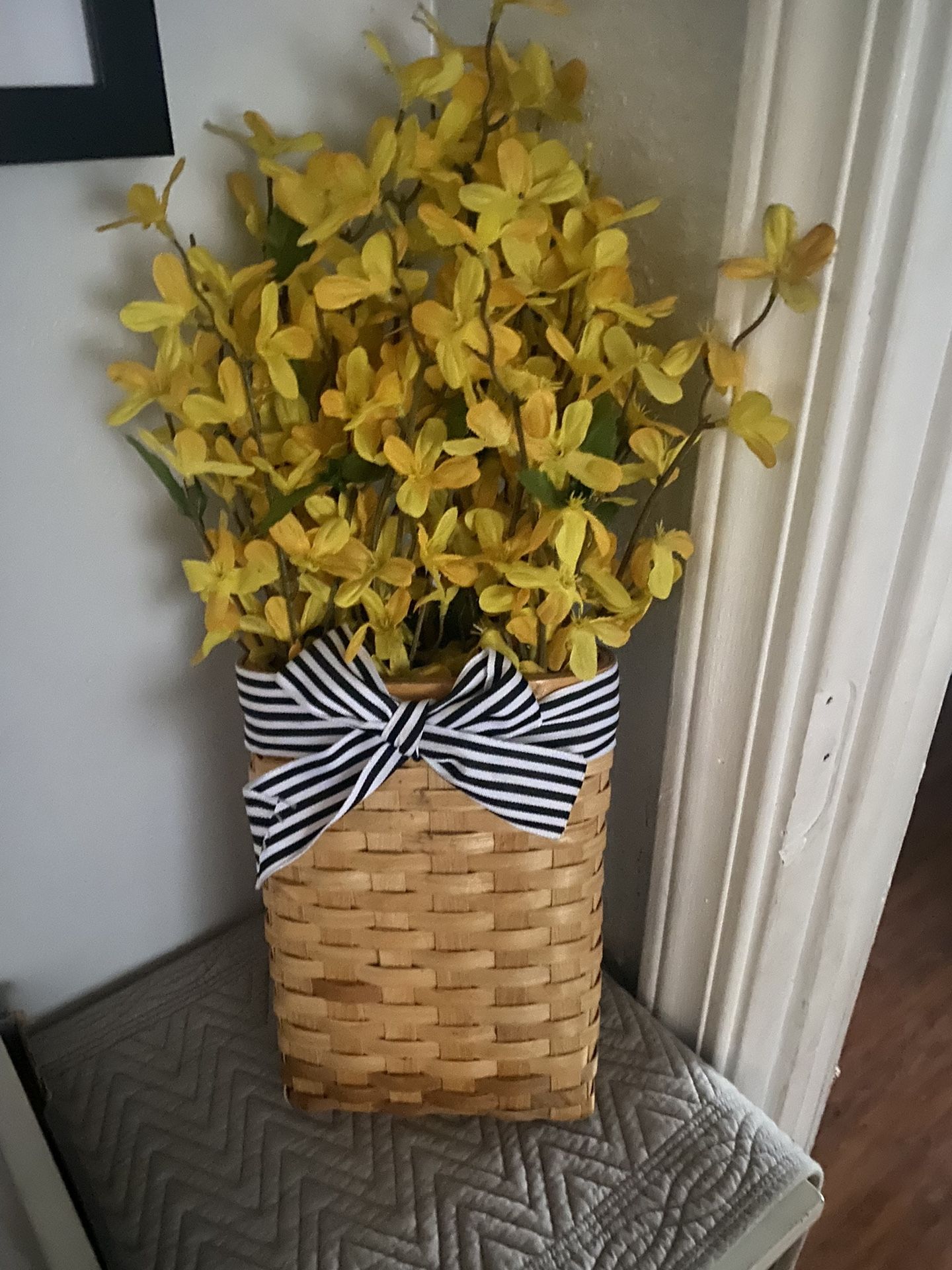 Fake Plant W/ Basket