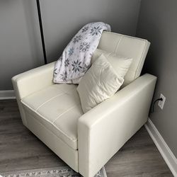 Upholstered Convertible Sleeper Chair