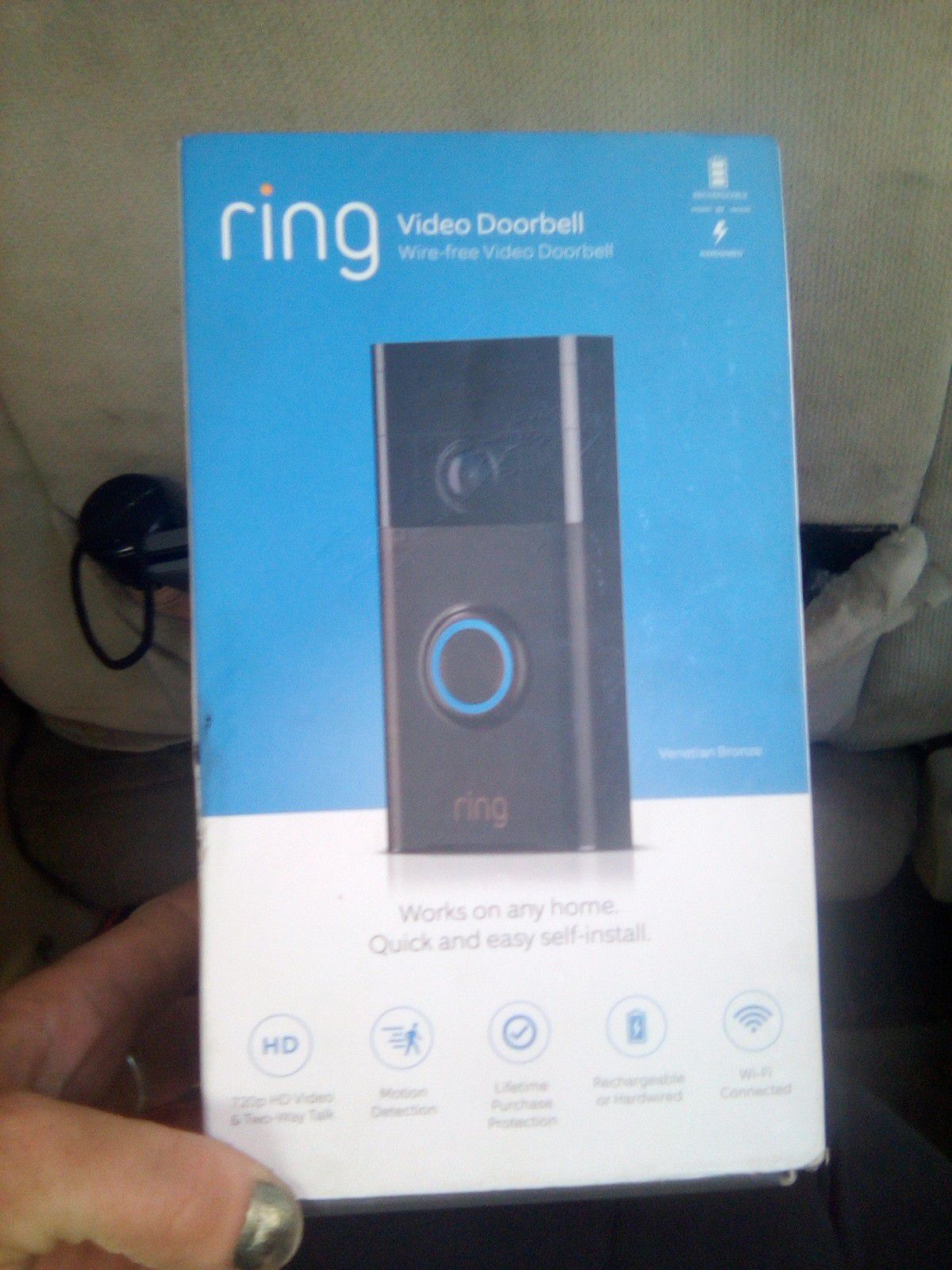 Ring video doorbell wire free