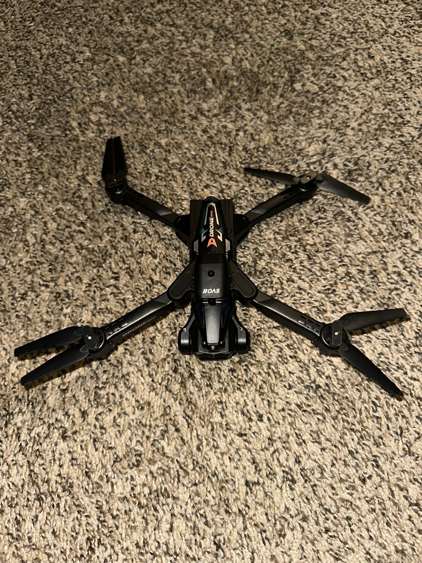 Black Drone With An HD Camera
