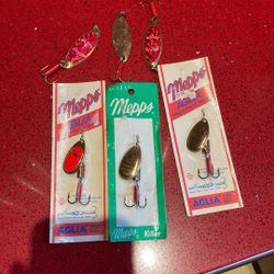 6 Mepps Lures
