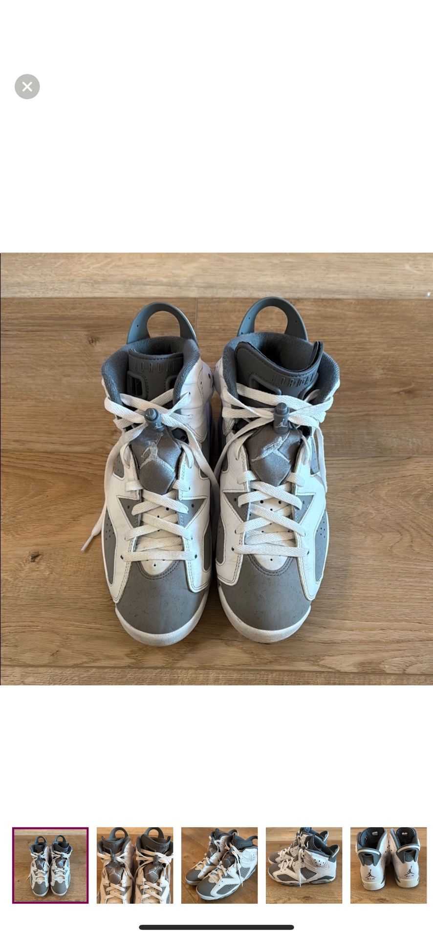 Jordan 6 Cool Greys Men’s 8.5