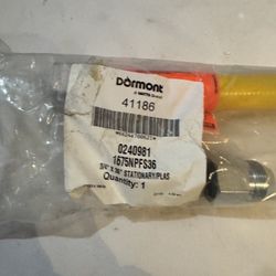 Stainless Steel Stationary Foodservice Gas Connector Hose