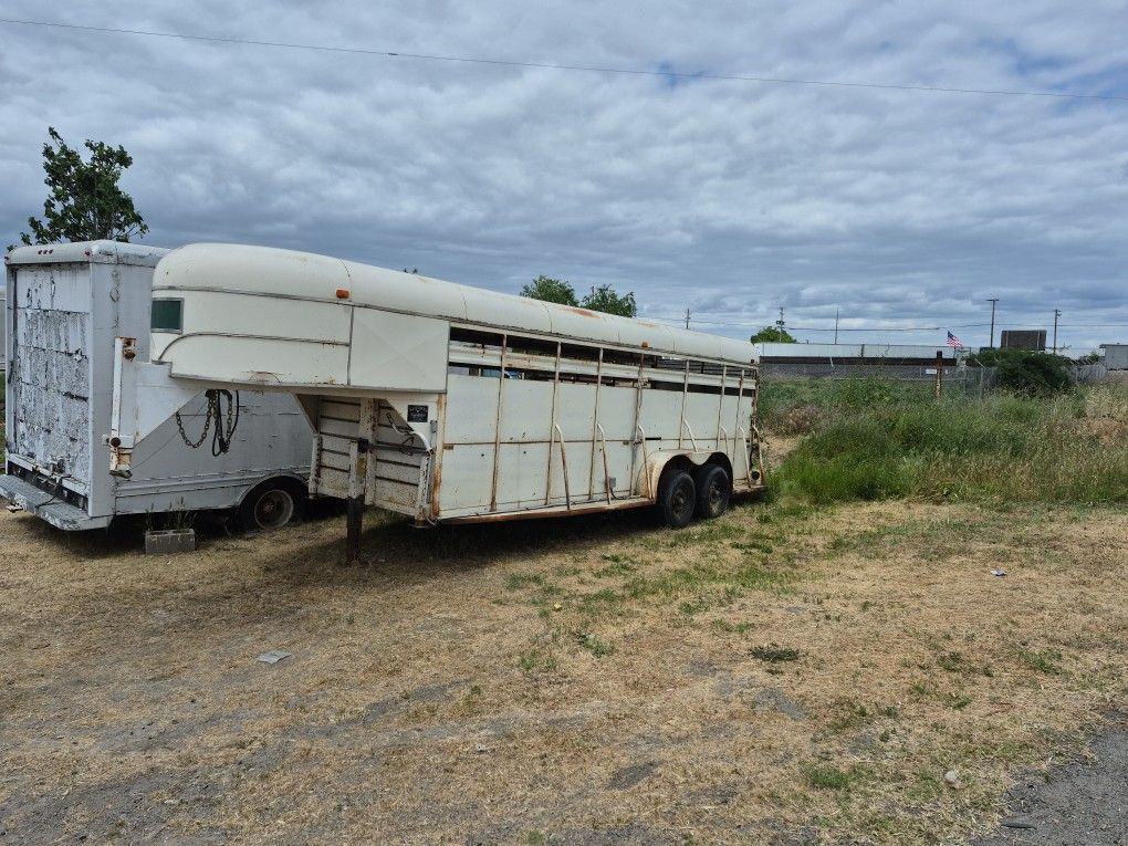 Goose Neck Livestock Trailer
