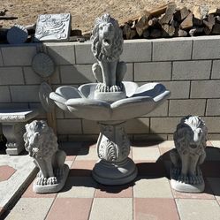 New Fountain Made Out Of Cement 