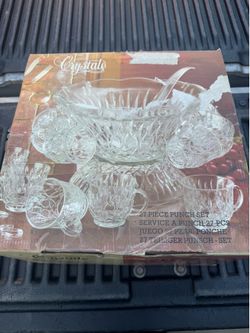 Punch 27 pieces Crystal set.