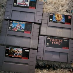 5 Super Nintendo Games