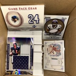 Baseball And Football Card Lot 300+ Cards