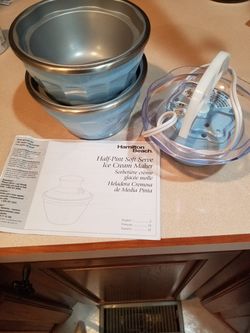 Hamilton beach ice cream maker