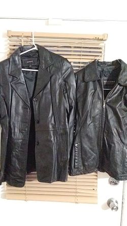 Women's leather jacket size L and medium..sold separately