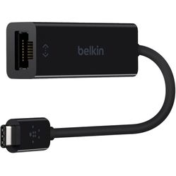 Belkin USB-C to Ethernet Adapter, Gigabit Ethernet Port Compatible w/ USB-C Devices, USB-C to Ethernet Cable for MacBook Pro & Dell XPS 13” Laptops, E