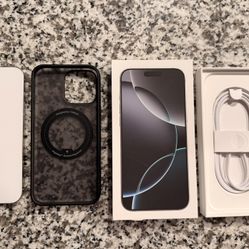 White iPhone 16 Pro Max - Unlocked