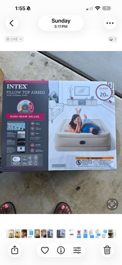 Brand new air mattress in box