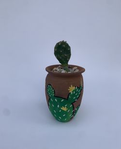 Hand Painted Terracota Pot