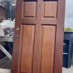 solid Wood Exterior Front Door 36 X 80