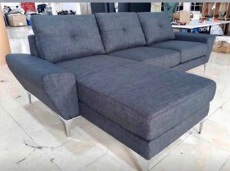 New Grey Modern Sectional Sofa