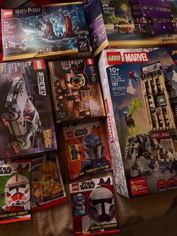 Lego sets built with have all boxes and manuals